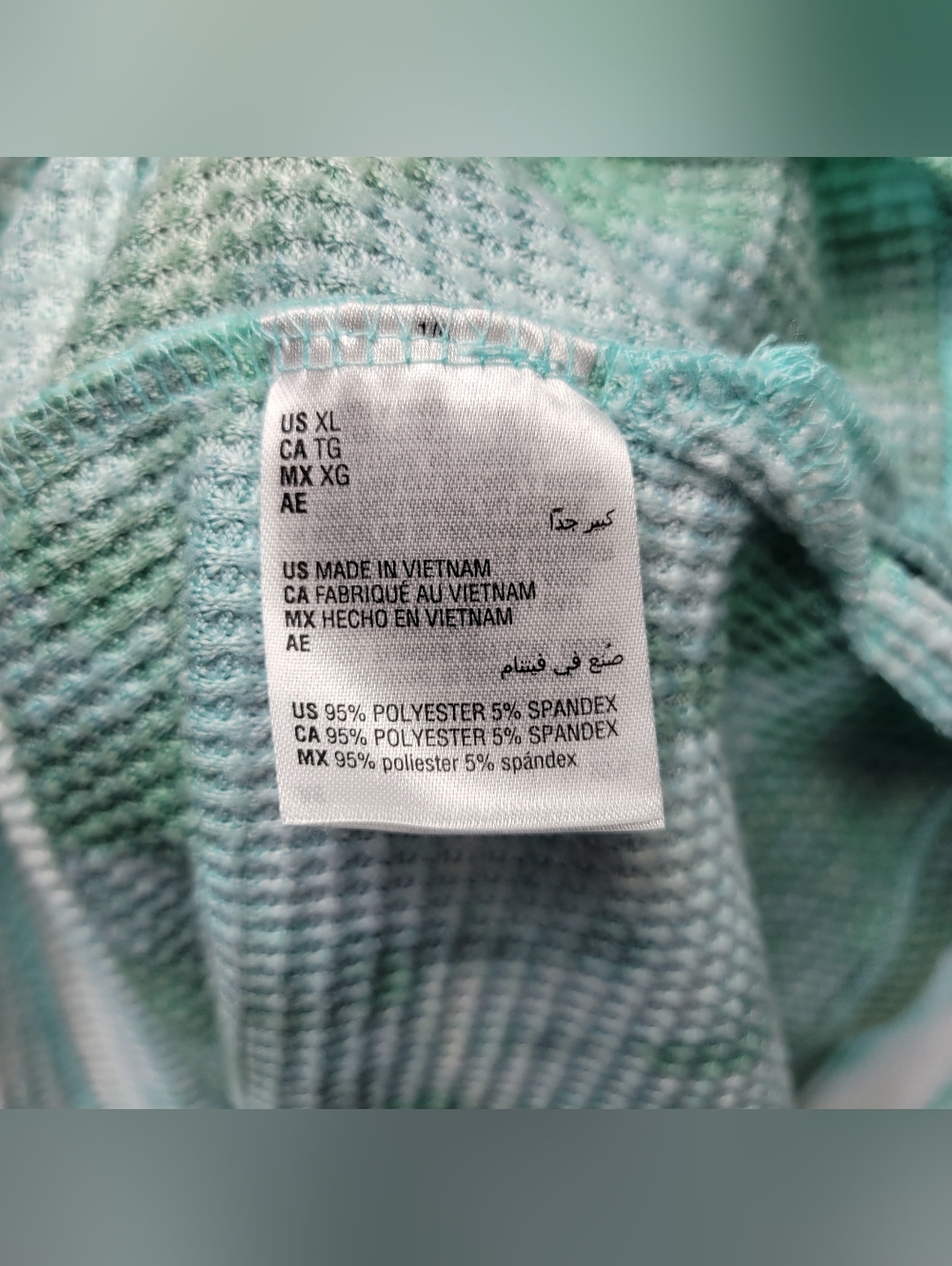 Style & Co Long Sleeve Tie Dye Shirt Women XL Comfy Dainty Boho Quiet Luxury - Picture 6 of 9